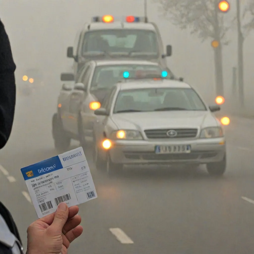 Mandat za brak homologacji świateł przeciwmgielnych – co ci grozi?