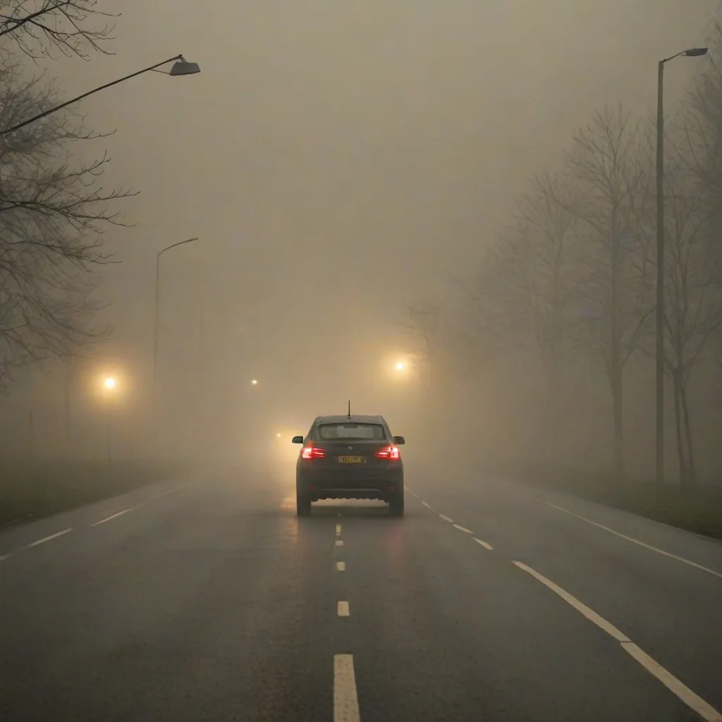 Mandat za jazdę bez świateł przeciwmgielnych w czasie mgły – co grozi?