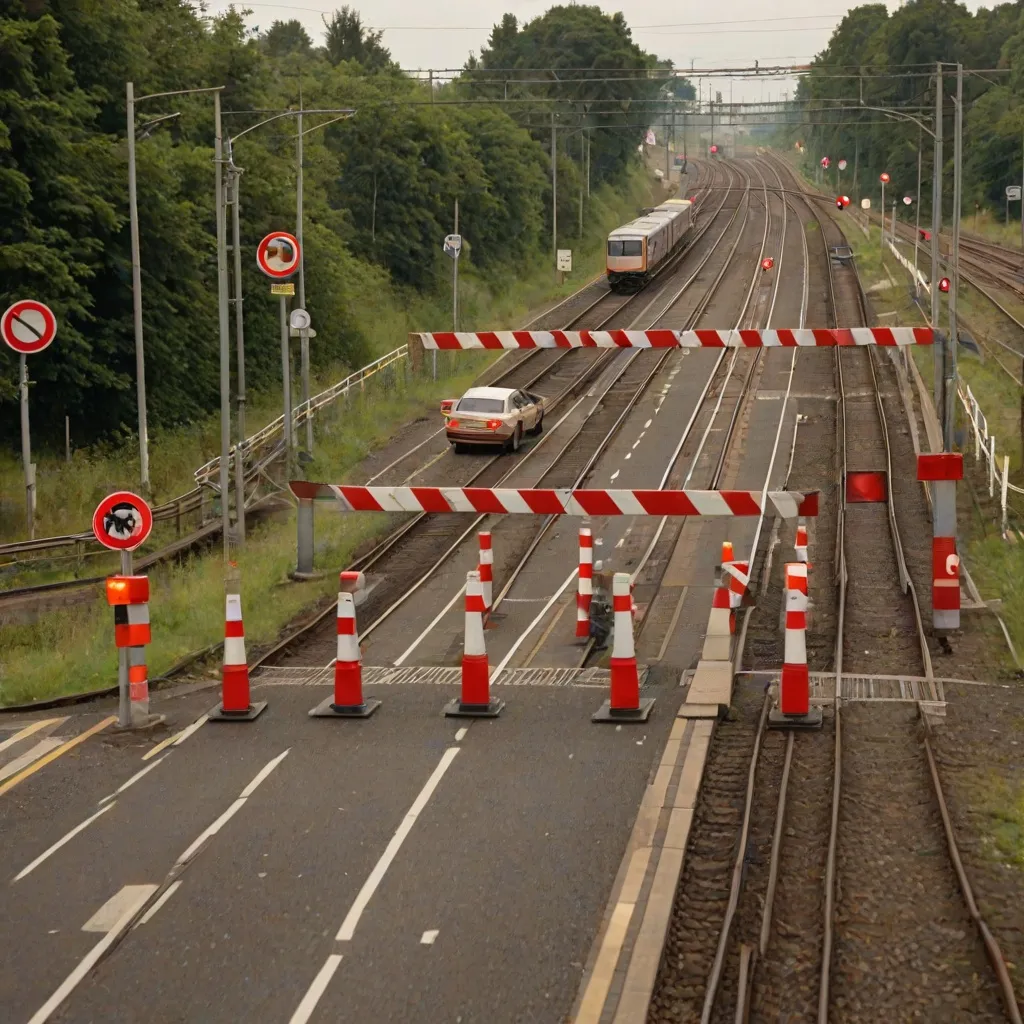 Mandat za niezatrzymanie się przed przejazdem kolejowym – surowe kary