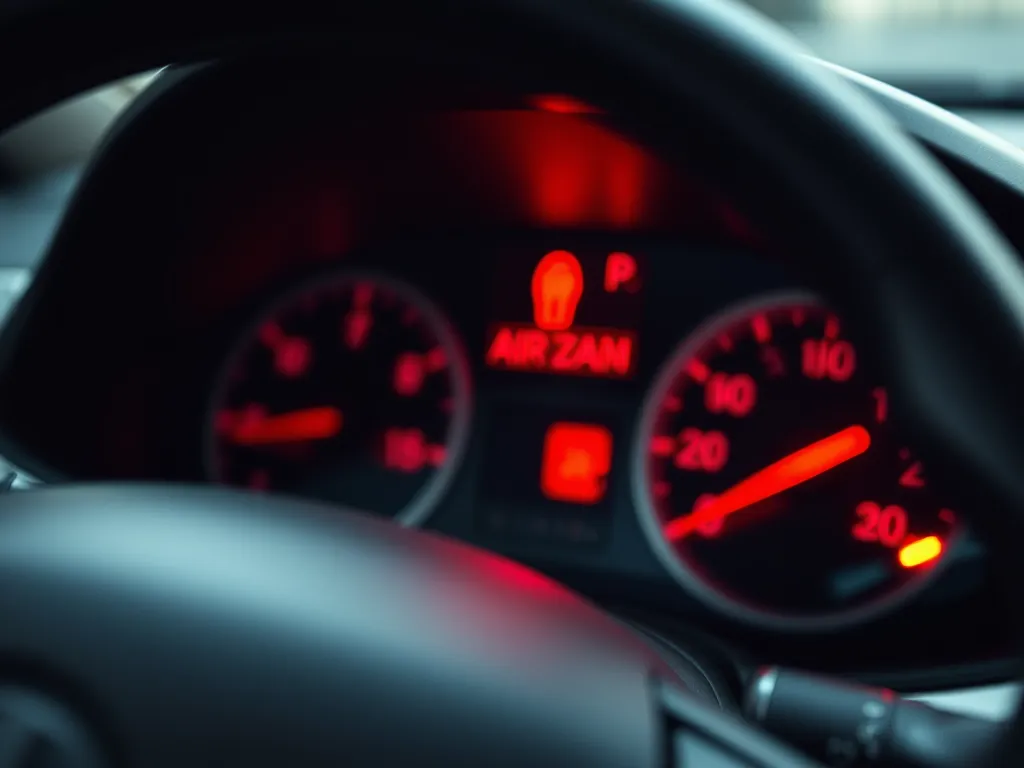 Świeci się czerwona kontrolka poduszki powietrznej – diagnoza