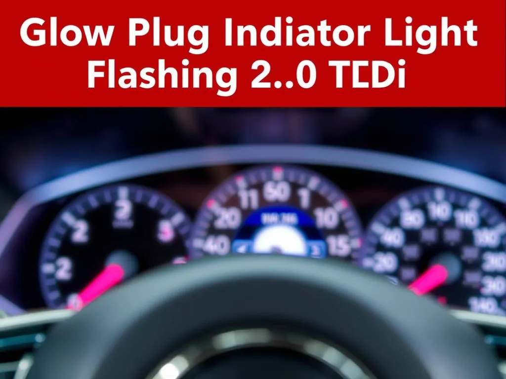 Migająca kontrolka świec żarowych 2.0 tdi – diagnoza