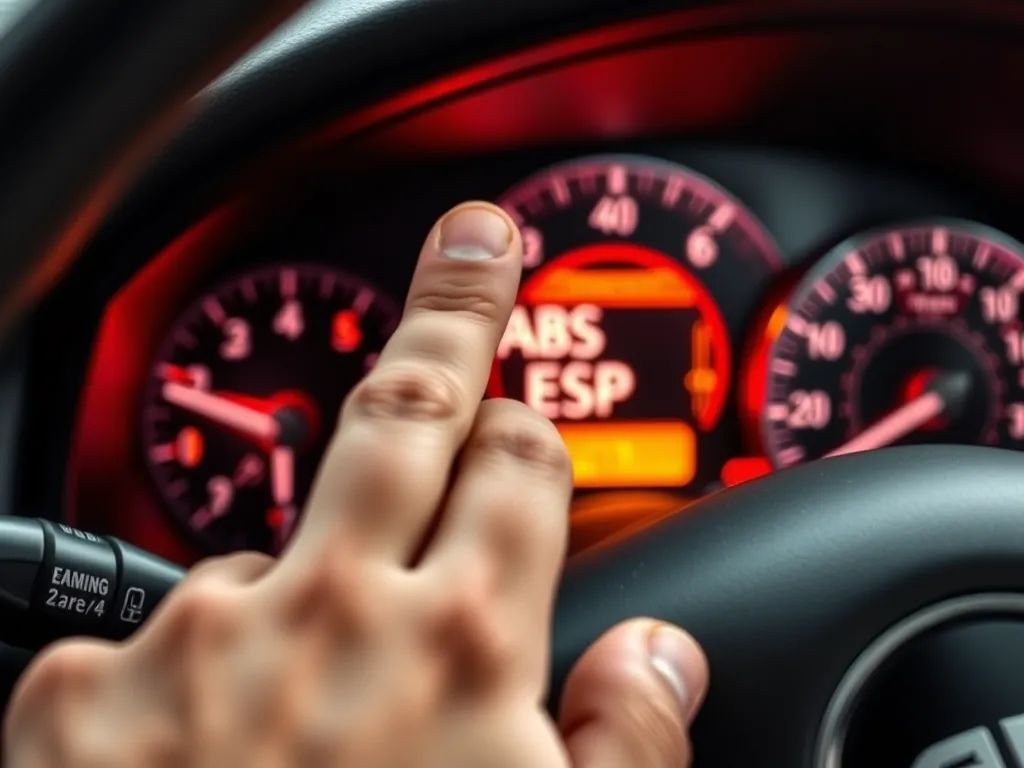 Kontrolka ABS i ESP zapala się podczas jazdy – diagnoza