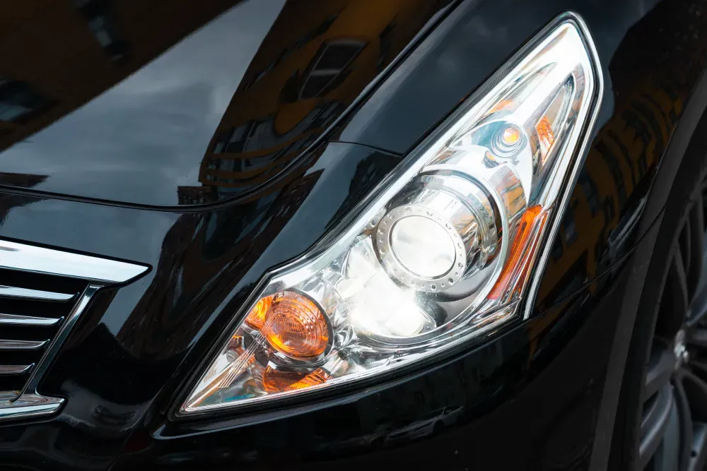 System doświetlania zakrętów